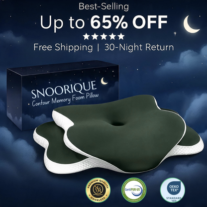 Snoorique Pillow™ | Stop Your Neck Pain... FAST