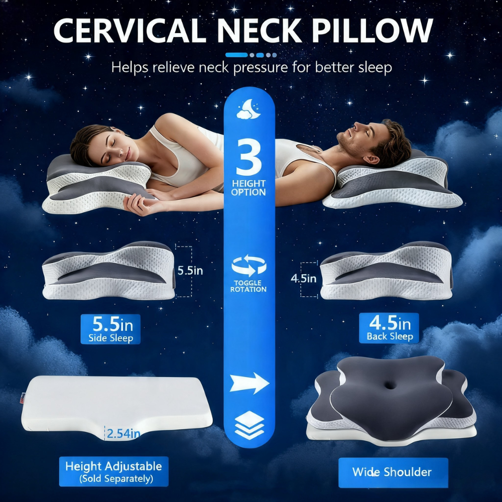 Snoorique Pillow™ | Stop Your Neck Pain... FAST