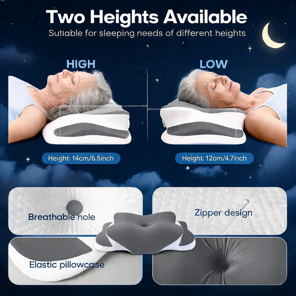 Snoorique Pillow™ | Stop Your Neck Pain... FAST